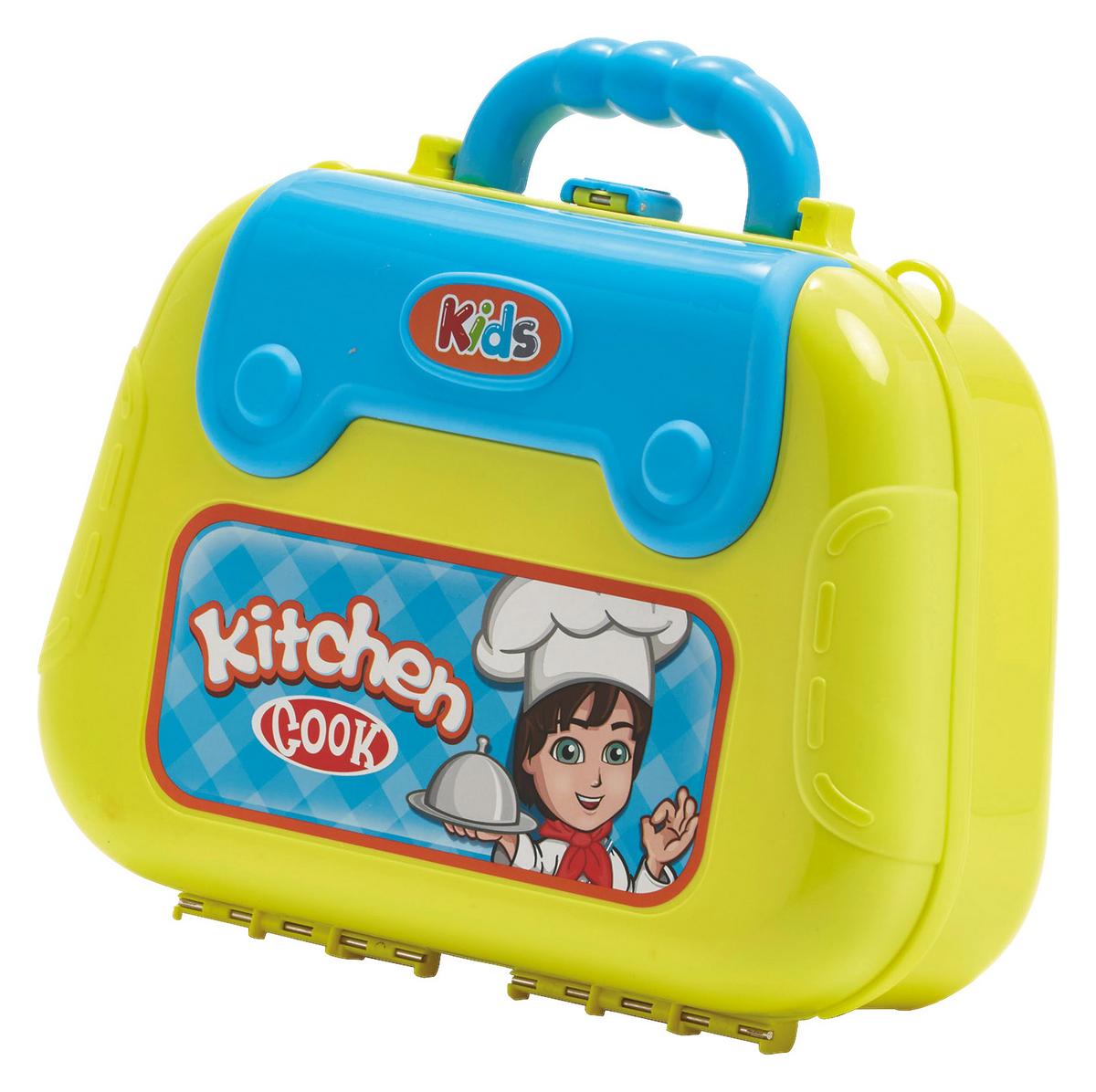 Kinderspielset Im Koffer Ab 3 Jahren, Versch. Modelle - Blau/Gelb, Basics, Kunststoff (25/19/10cm)