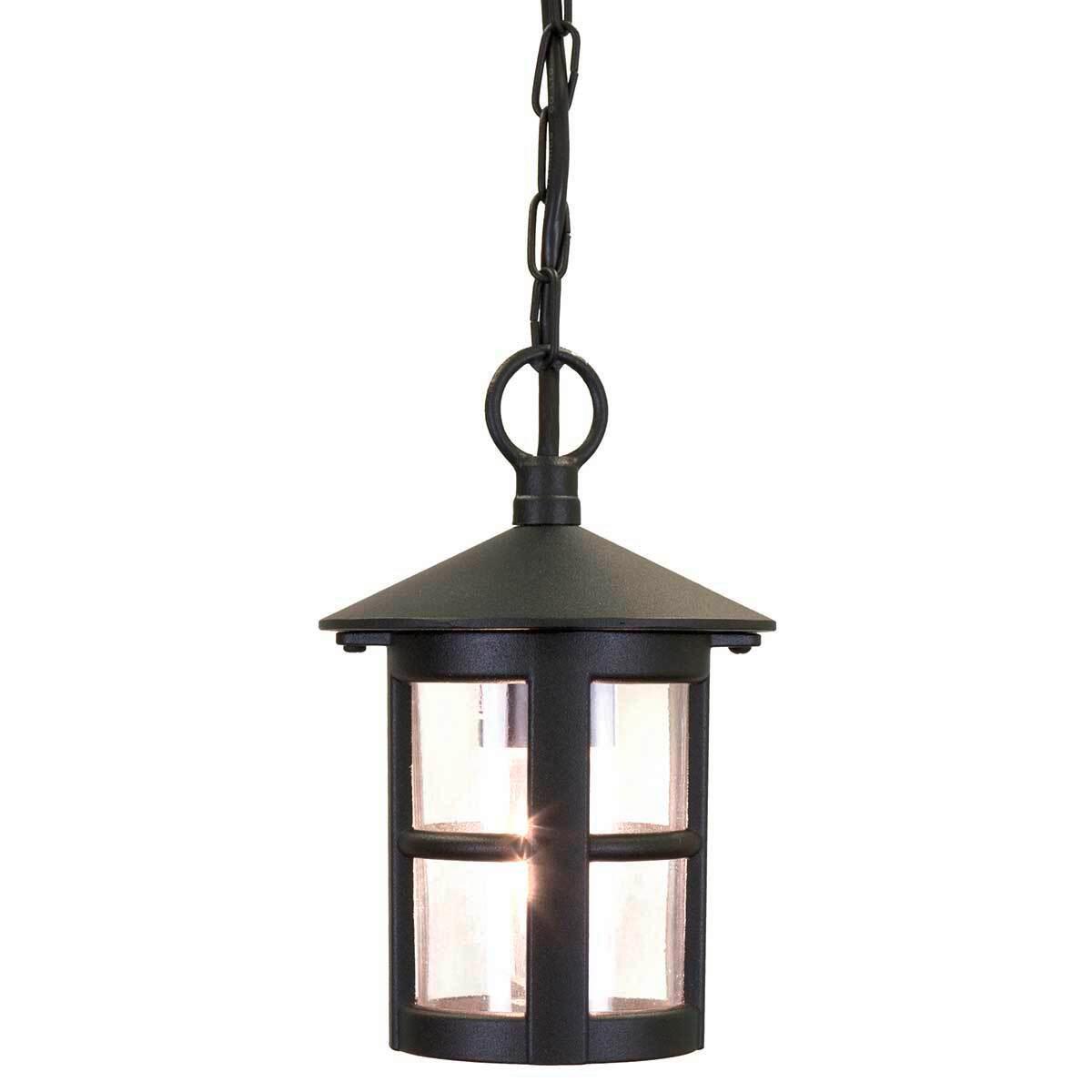 Außenhängeleuchte Bl21b-Black - Schwarz, KONVENTIONELL, Glas/Metall (15/26cm) - Elstead Lighting