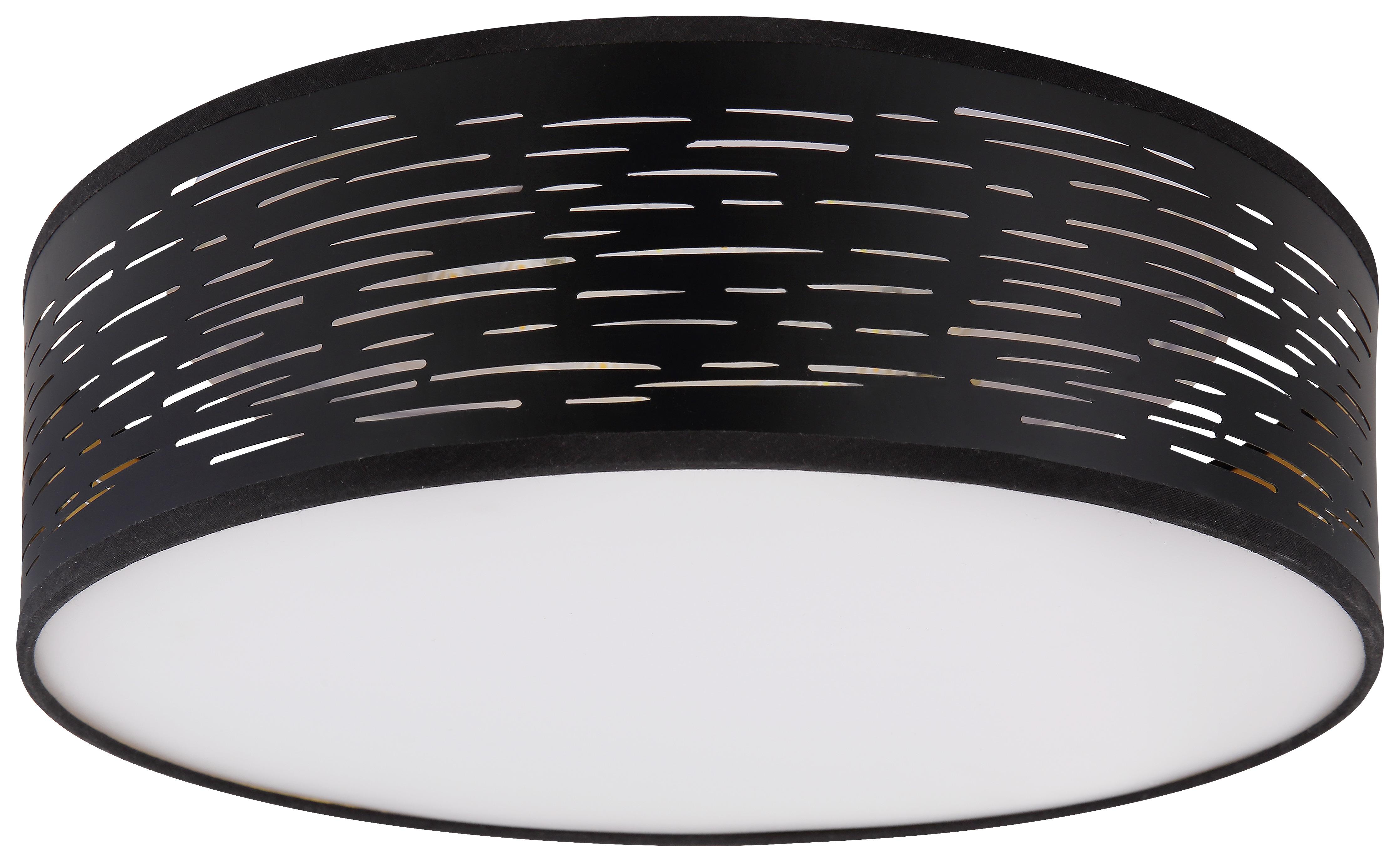Led Stropní Svítidlo Tunno Průměr38 Cm - bílá/černá, Basics, kov/plast (38/13cm) - Globo