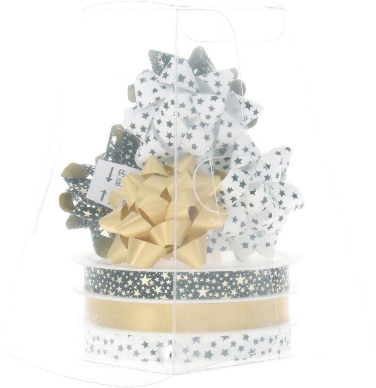 Csomagoló Szett Dísz - textil (10/10/12cm)