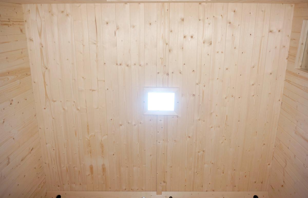 Infrarotkabine Lahti Holzfarben B: 181,5 cm - Fichtefarben, KONVENTIONELL, Holz (198/181,5/202,2cm) - Sanotechnik