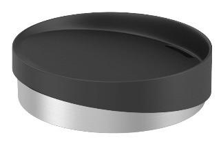 Vanička na mýdlo Chris - černá, Moderní, kov/plast (11/3cm) - Premium Living