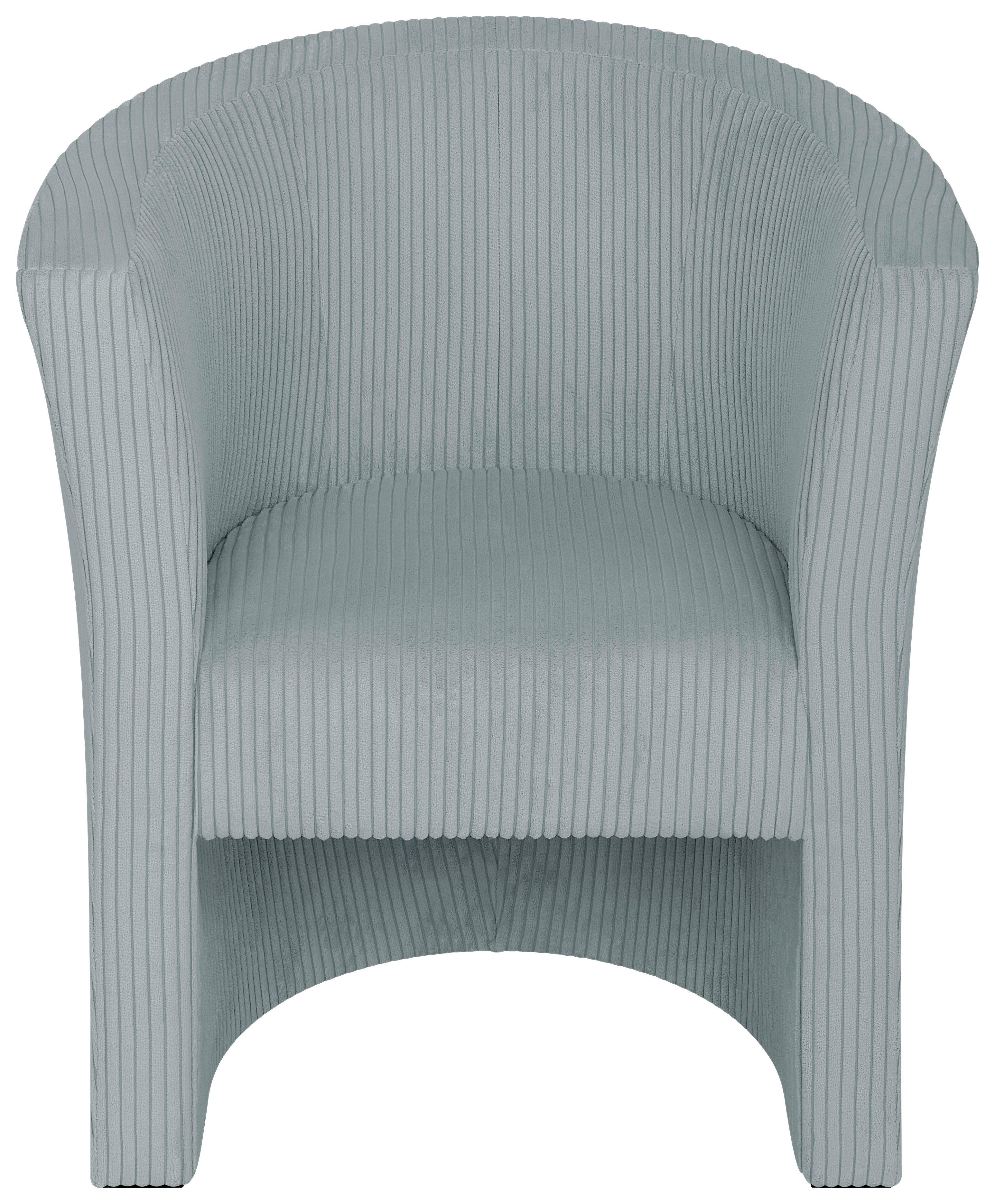Koktailové kreslo PAUL, mätovozelený menčester ZOOM - čierna/mätovozelená, Konventionell, kompozitné drevo/textil (70/76/64cm) - P & B
