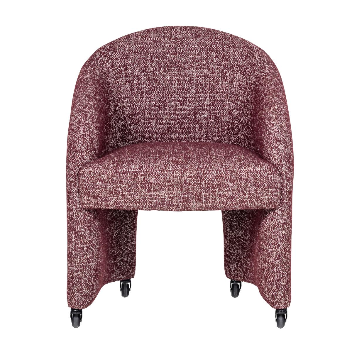 ARMLEHNSTUHL Cordo Bordeaux B: 64cm - Bordeaux, MODERN, Kunststoff/Textil (64/83/64cm) - Livetastic