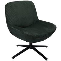 Relaxsessel Maro Grün B: 66 cm - Schwarz/Grün, Basics, Textil/Metall (66/76/75cm) - Livetastic