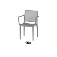 Gartensessel-set T20375 - Grau, Basics, Kunststoff (57/80/56cm) - Siena Garden