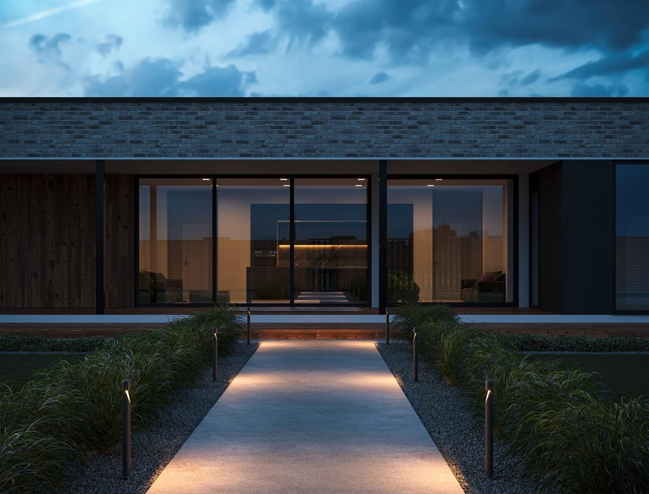 Außenstehleuchte Hagen - Graphitfarben, MODERN, Metall (5/60cm) - MAYTONI