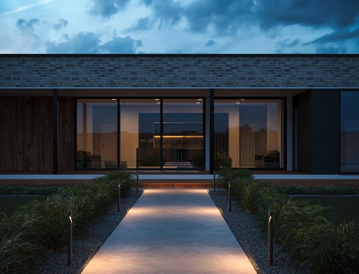 Außenstehleuchte Hagen - Graphitfarben, MODERN, Metall (5/60cm) - MAYTONI