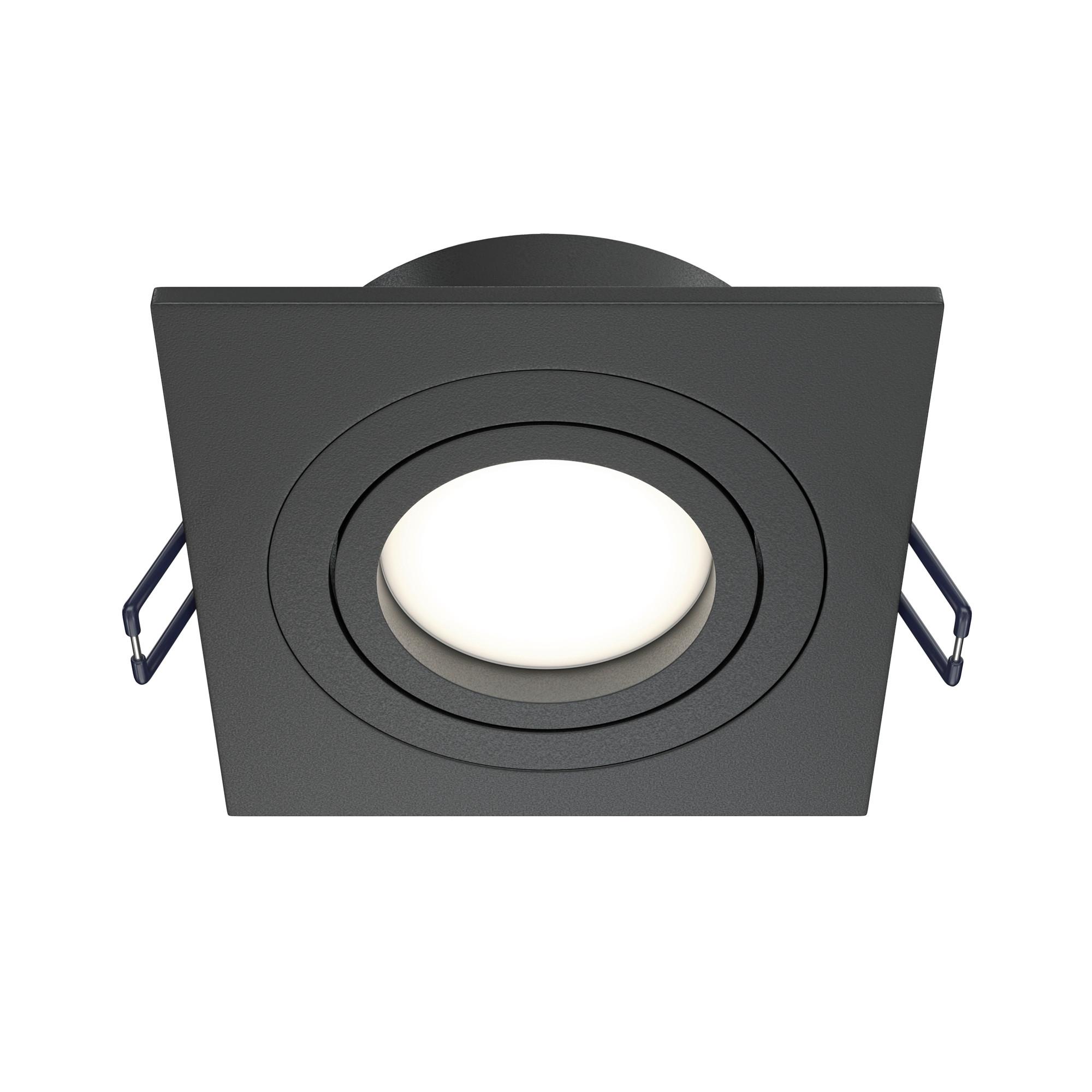 DECKENSPOTS ATOM - Schwarz, Trend, Metall (9,2/9,2/2,5cm) - MAYTONI
