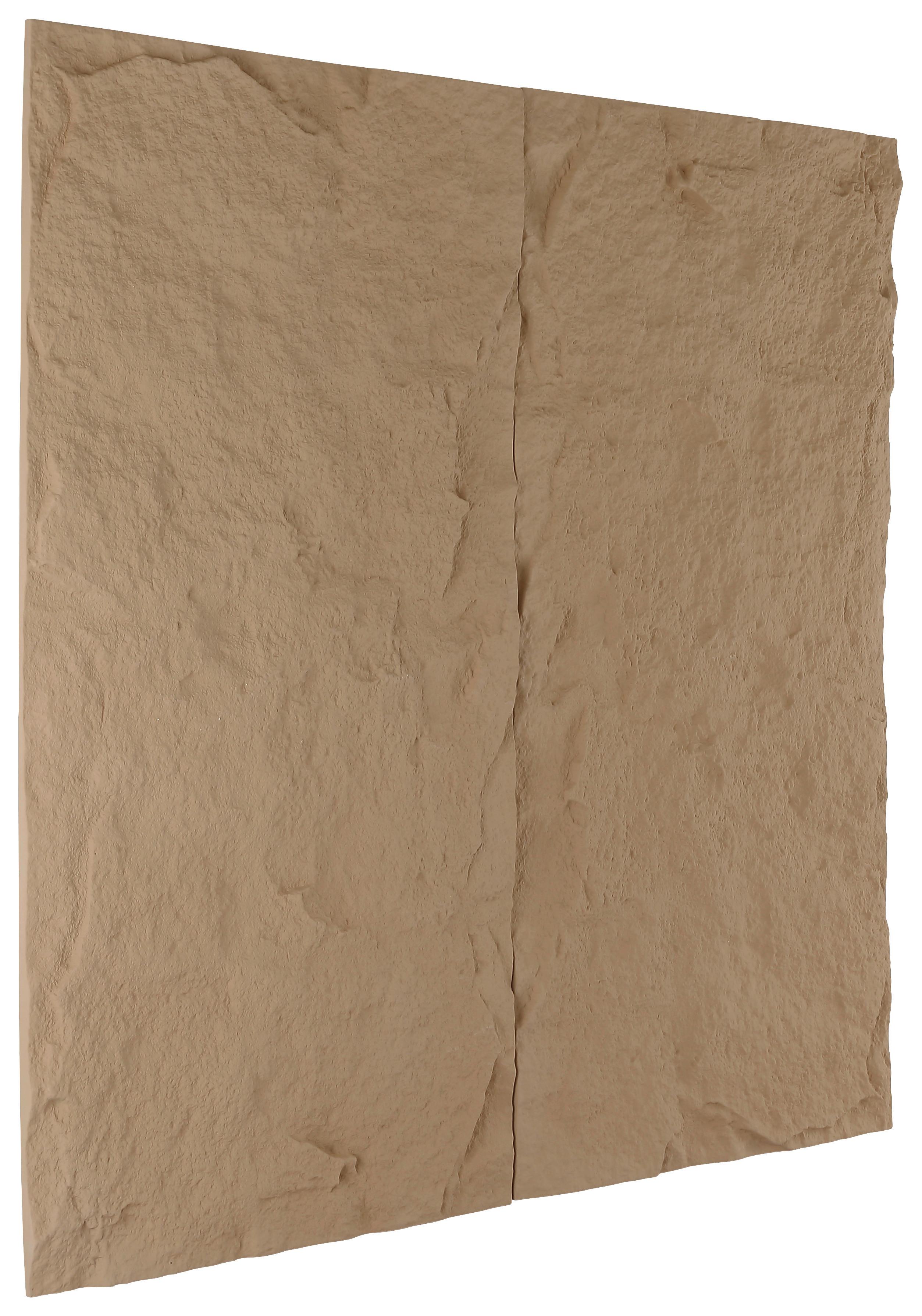 Wandpaneel Bergamo Hellbraun B: 120 Cm - Hellbraun, MODERN, Kunststoff (120/60/3cm)