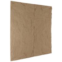 Wandpaneel Bergamo Hellbraun B: 120 Cm - Hellbraun, MODERN, Kunststoff (120/60/3cm)