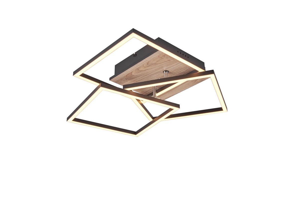 LED-Deckenleuchte R62883135 mobile - Braun, Design, Kunststoff (39/42/10cm)