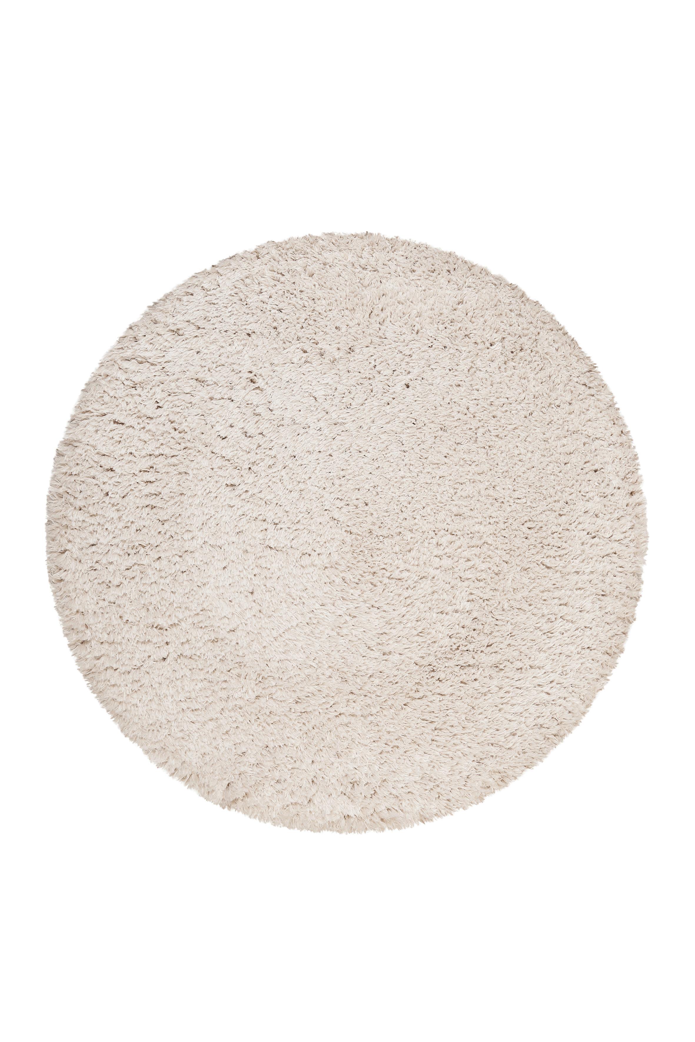 Hochflor Teppich Beige Yogi Rund Ø 200 cm - Beige, KONVENTIONELL, Textil (200cm) - Esprit