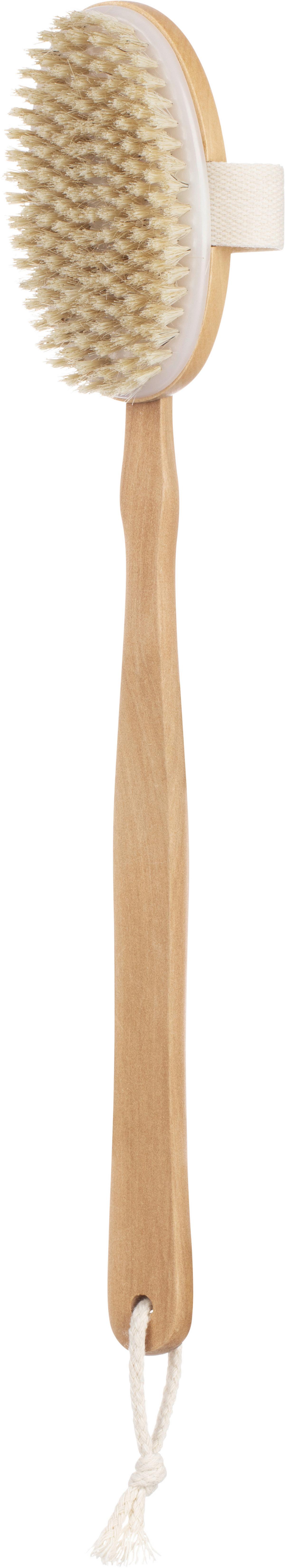 Badebürste Sonja - Hellbraun/Naturfarben, KONVENTIONELL, Naturmaterialien/Holz (6,8/42,5/3,5cm) - Ondega