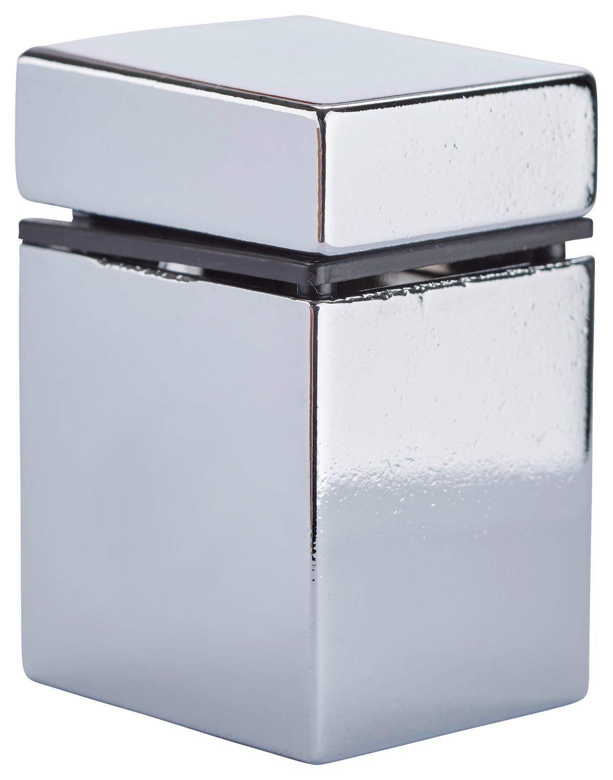 NÁSTENNÝ DRŽIAK BLOCK 4 CHROM -SB- - chrómová, kov (5,5/5-7,1/3,5cm) - Mömax