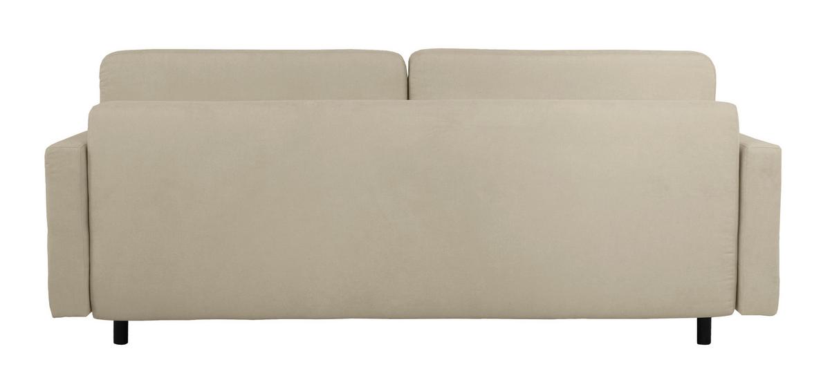 Schlafsofa Noret, Taupe B: 222 Cm - Taupe/Buchefarben, Design, Textil (222/93/99cm) - MID.YOU