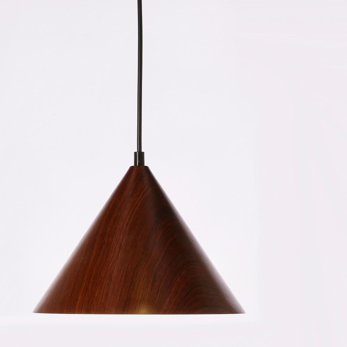Pendelleuchte 31-23438 Dunca - Nussbaumfarben/Schwarz, Design, Metall (25/25/110cm)