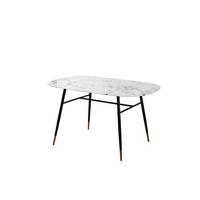 Esstisch Schwarz, Weiß L: 140cm - Schwarz/Weiß, Design, Glas/Metall (140/90/77cm) - Livetastic