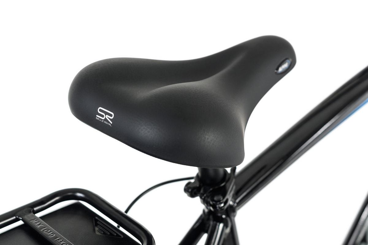 Elektrofahrrad 28 Zoll, 80 Km - Schwarz, MODERN, Metall