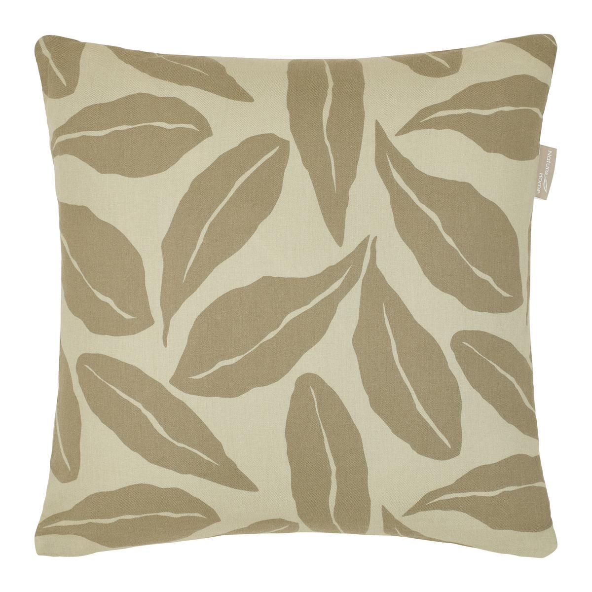 DEKORAČNÝ VANKÚŠ NATURE HOME WENDE - zelená, textil (45/45cm) - Mömax