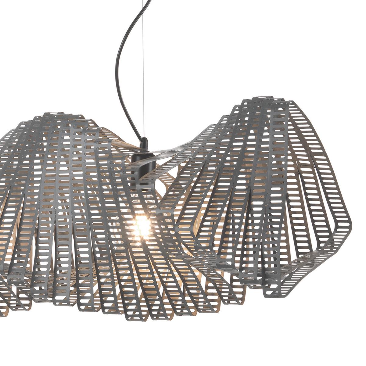 Hängeleuchte Chromfarben L: 95 Cm 22w - Chromfarben, Design, Metall (95/30/100cm)