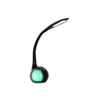 LED LAMPA NA PÍSACÍ STÔL NIHAT1 - priehľadné/čierna, Modern, kov/plast (max 30/13,5/max 53cm) - Mömax