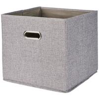 Faltbox Martin - Hellgrau, Basics, Papier/Textil (33/32/33cm) - James Wood
