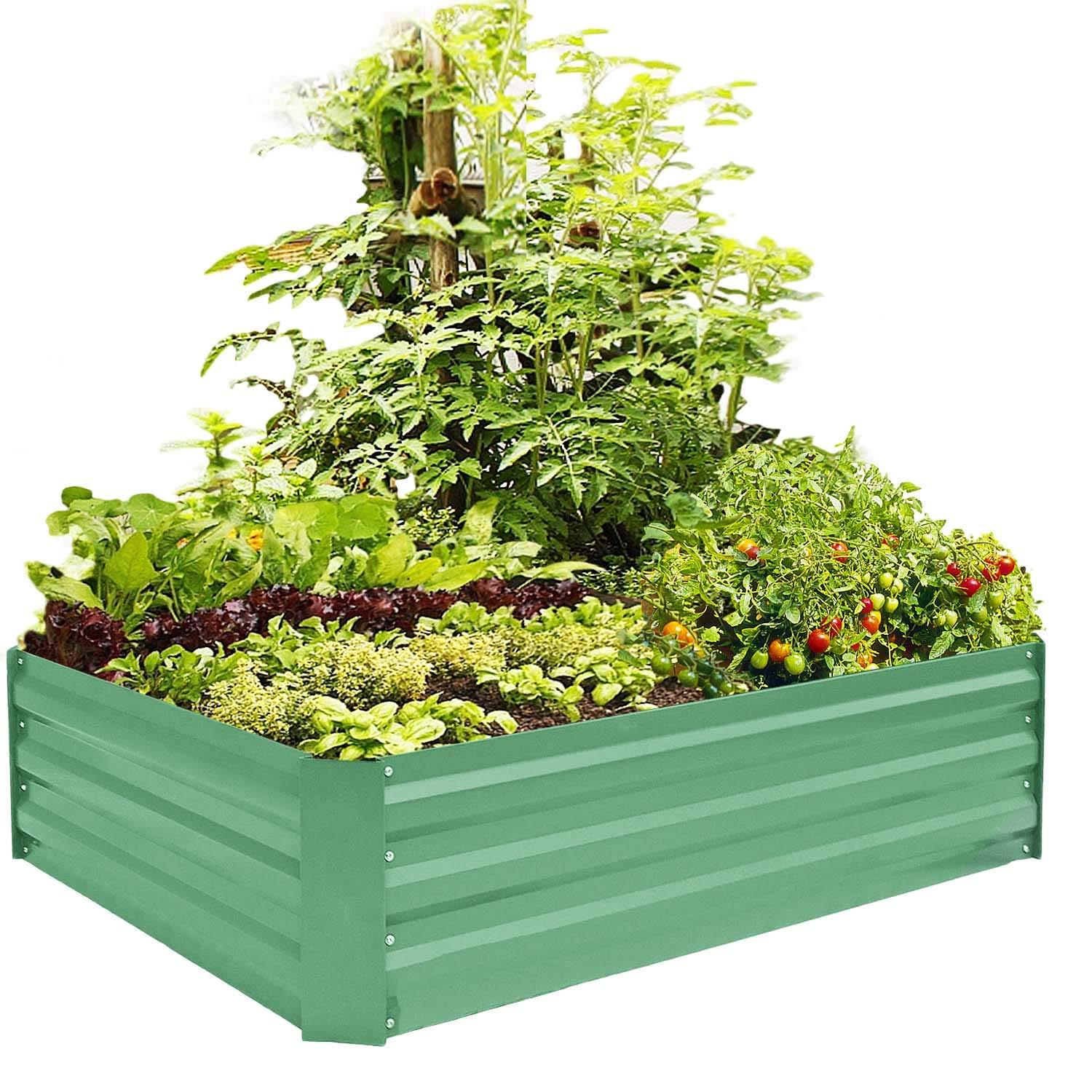 Hochbeet Metall 120x30x90 cm - Anthrazit, Basics, Metall (120/30/90cm)