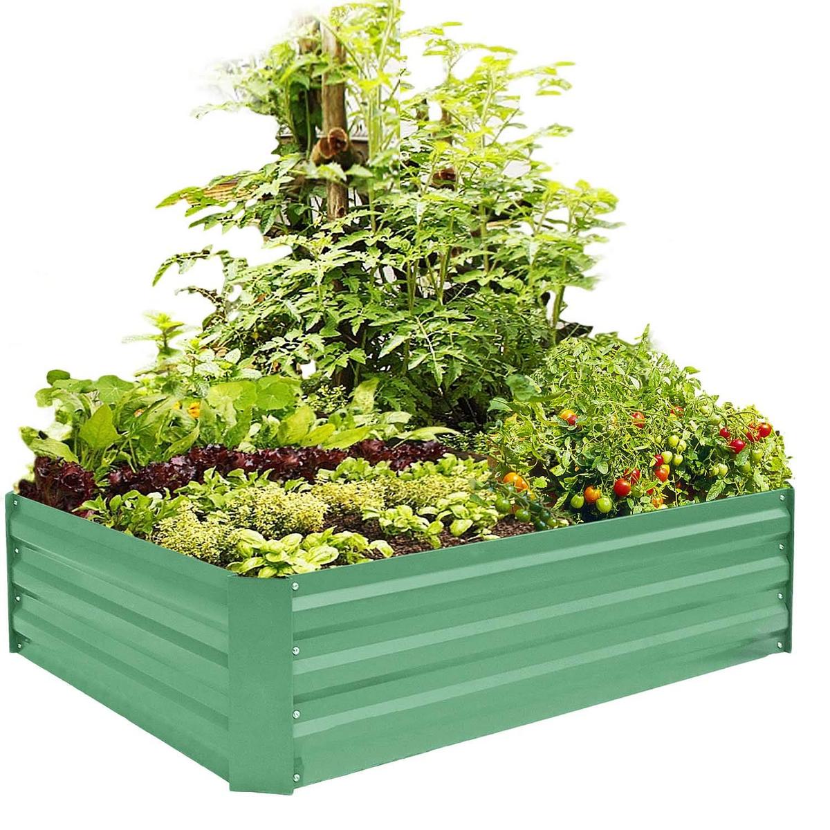 Hochbeet Metall 120x30x90 Cm - Anthrazit, Basics, Metall (120/30/90cm)
