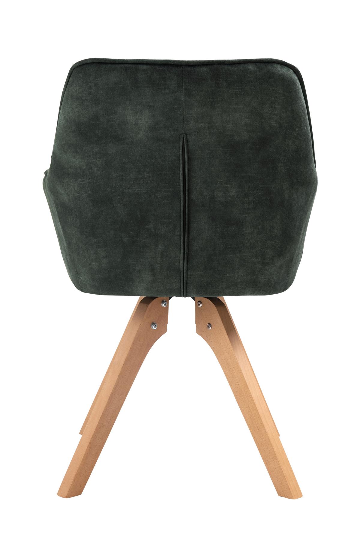 Tischgruppe Weiß/Dunkelgrüm B: 160 cm - Dunkelgrün/Weiß, MODERN, Holz/Holzwerkstoff (160/90/76cm) - Livetastic