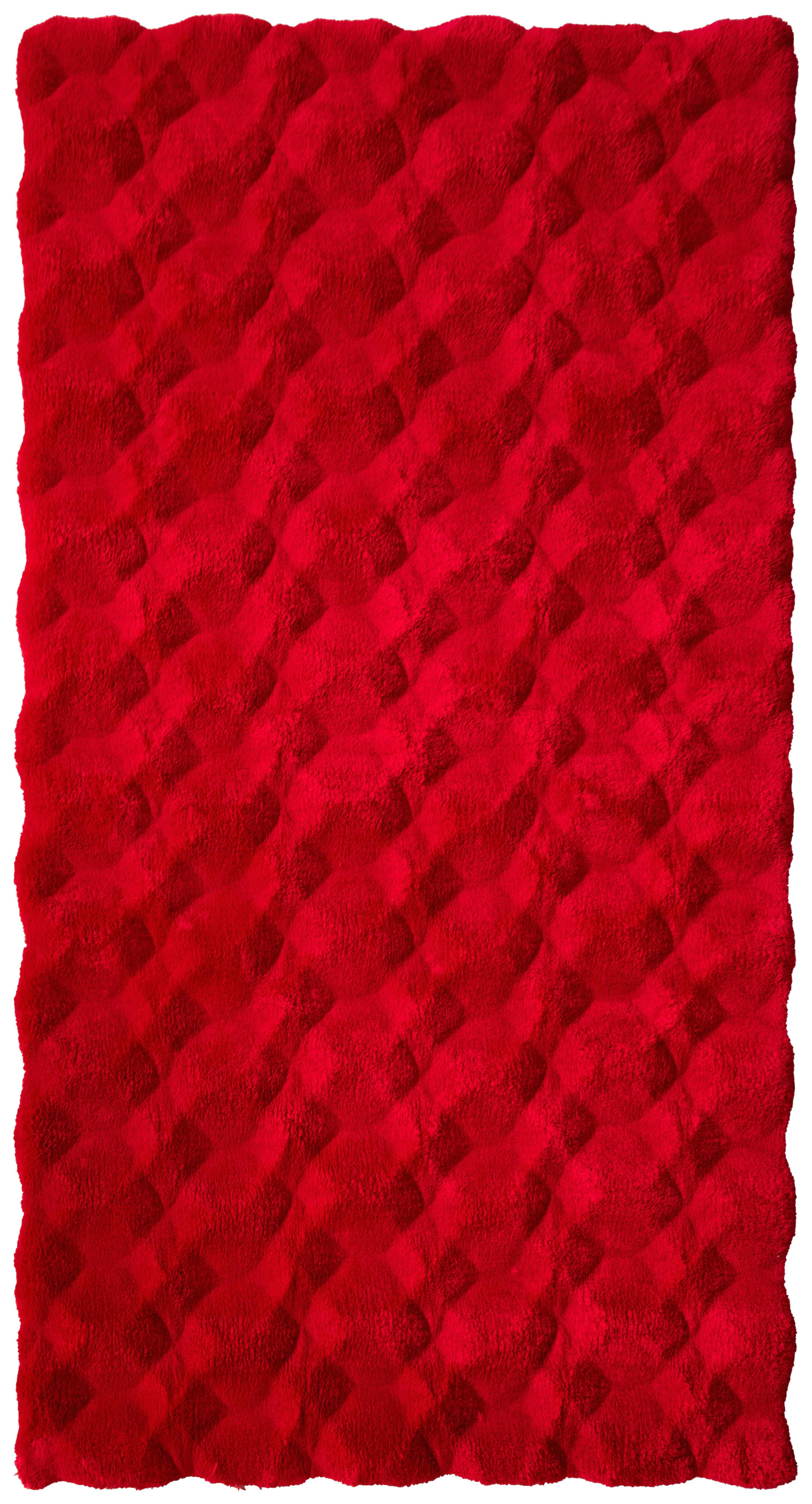 TEPPICH Rot, 100% Polyester - Rot, MODERN, Textil (80/150cm) - Luca Bessoni