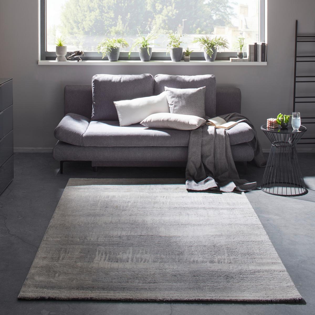 Tkaný koberec Kasia 2, 120/170cm, sivá - sivá, Modern, textil (120/170cm) - Mömax