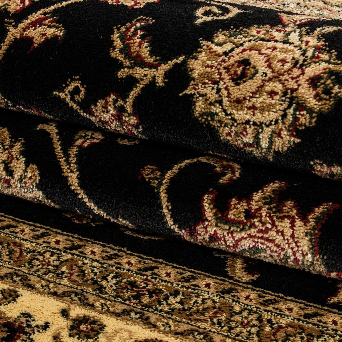 Orientalischer Webteppich Schwarz Marrakesh 200x290 Cm - Schwarz, KONVENTIONELL, Textil (200/290cm) - Ayyildiz 