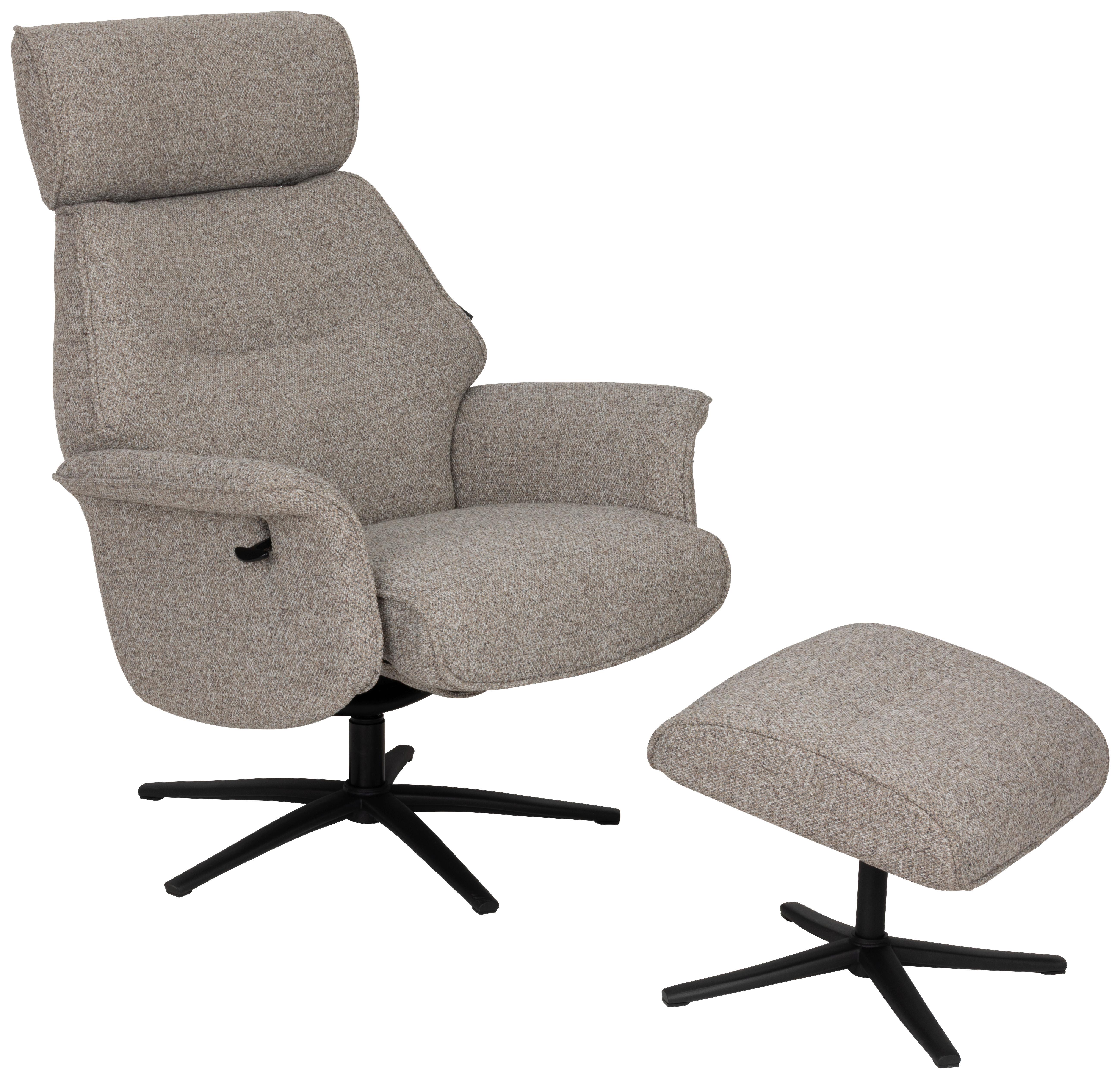 Relaxsesselset Mellow Taupe B: 77 cm