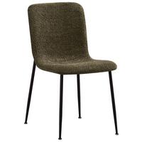 ŽIDLE MILA - černá/zelená, Moderní, kov/dřevo (43/82/57cm) - Mömax