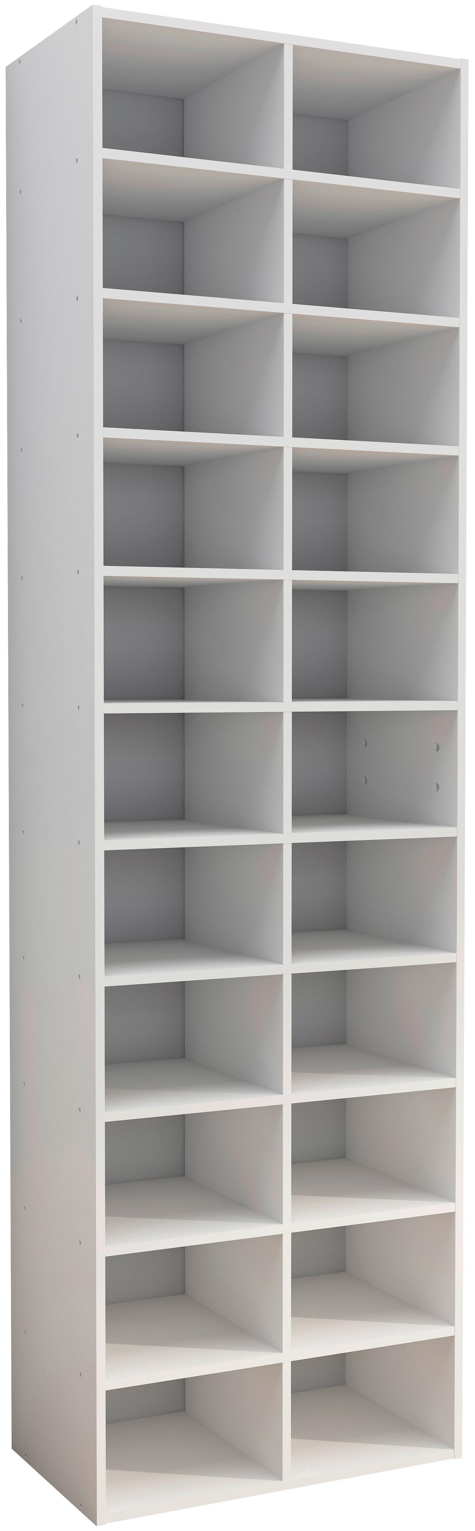 Schuhregal Weiß, 52 cm