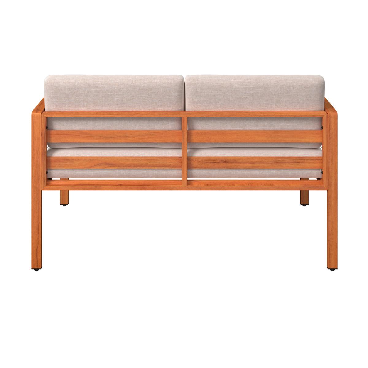 Loungegarnitur Göteborg - Dunkelgrau/Beige, MODERN, Glas/Textil - Beldano