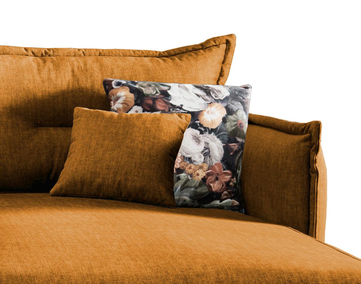 Ecksofa Lava Gelb S: 255/180 Cm - Gelb/Multicolor, MODERN, Textil (255/180cm) - Livetastic