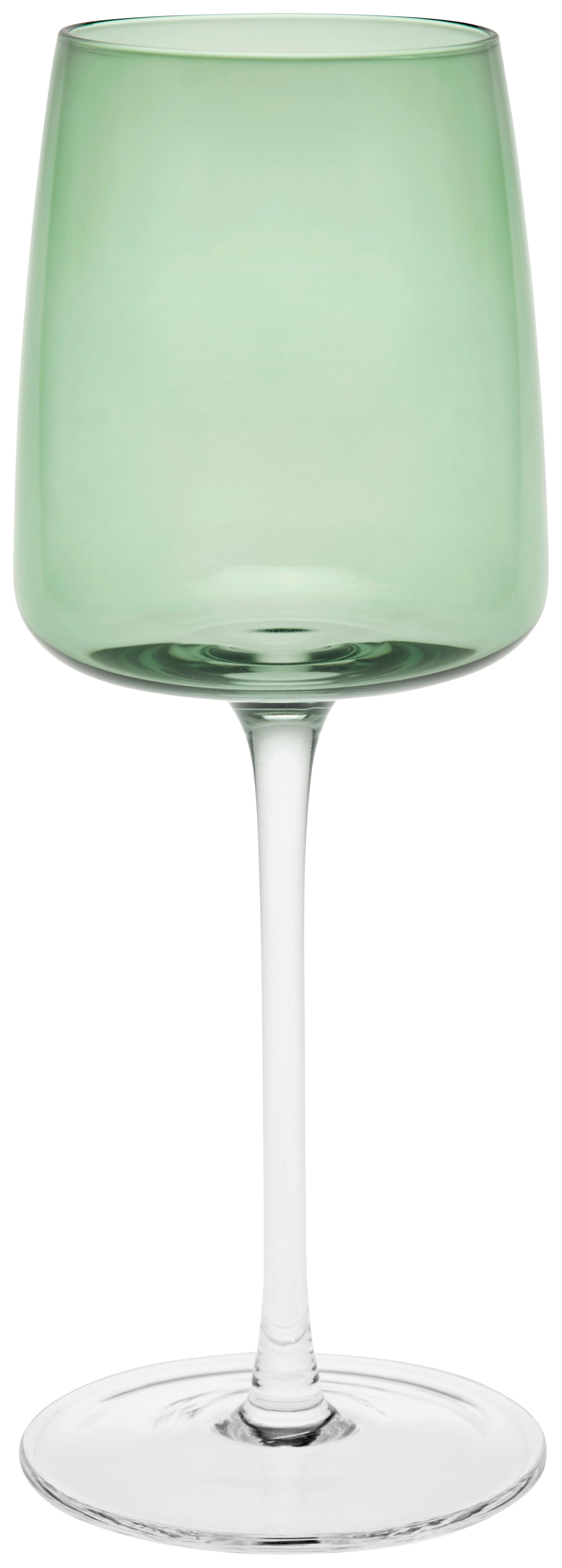 Rotweinglas Atlanta - Klar/Grün, MODERN, Glas (9/25cm) - James Wood