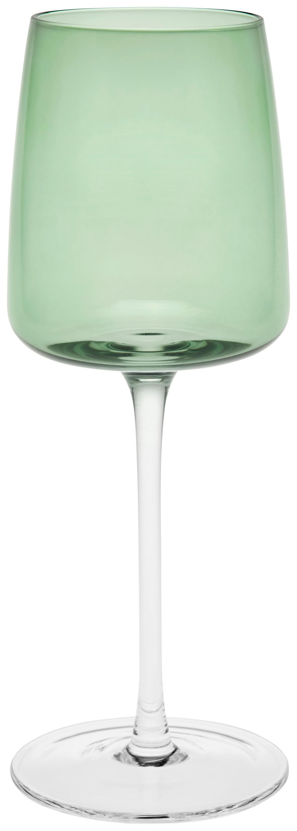 Vörösboros Pohár Kb. 520ml - zöld/átlátszó, Modern, Üveg (9/25cm) - James Wood