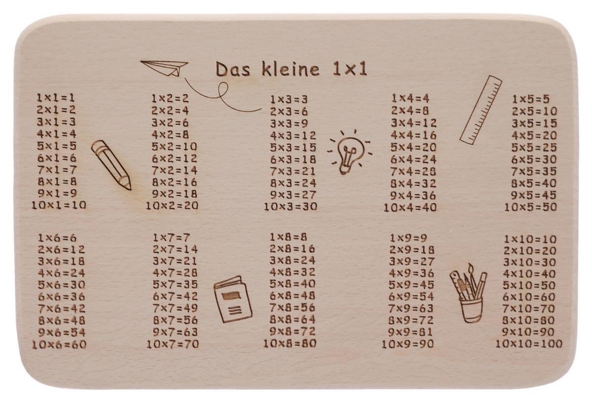KINDERSCHNEIDEBRETTCHEN EMIL - Buchefarben, Basics, Holz (22,0/14,0/1,0cm)