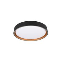 Led-deckenleuchte R64391080 Felis - Goldfarben/Schwarz, Basics, Kunststoff (40/7,5cm)