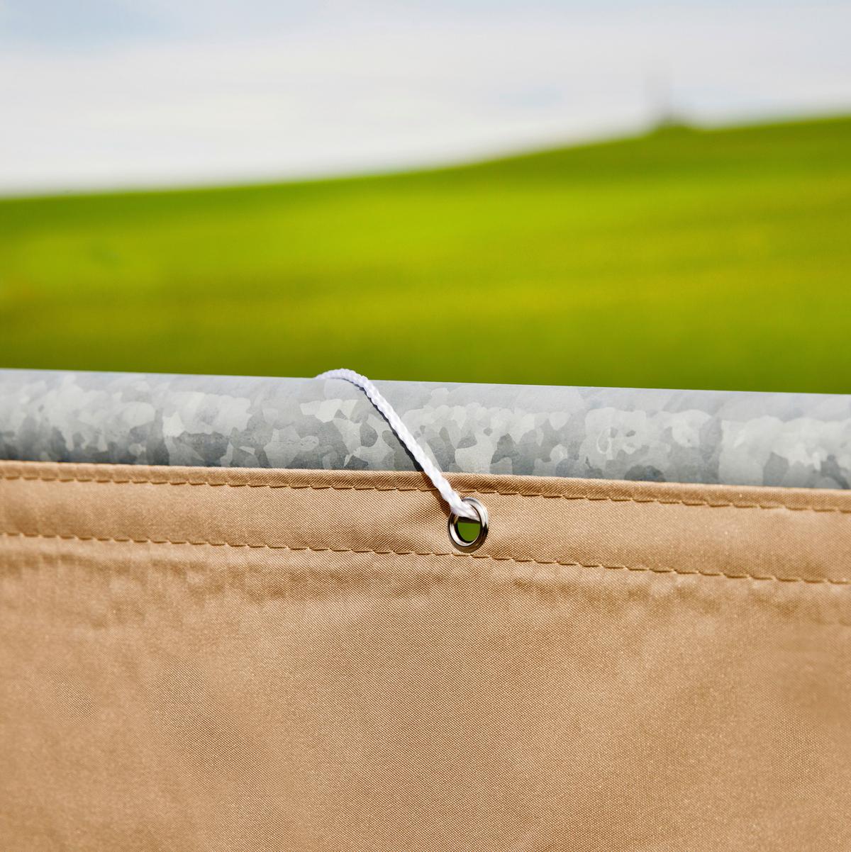 Sichtschutz Malta Olivgrün Bl 90x500 Cm, Plane Mit Ösen - Olivgrün, Basics, Textil (90/500cm)