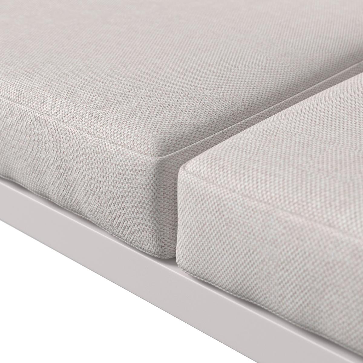 Loungesofa Palma - Beige/Hellgrau, MODERN, Kunststoff/Textil (182/67/80cm) - Beldano