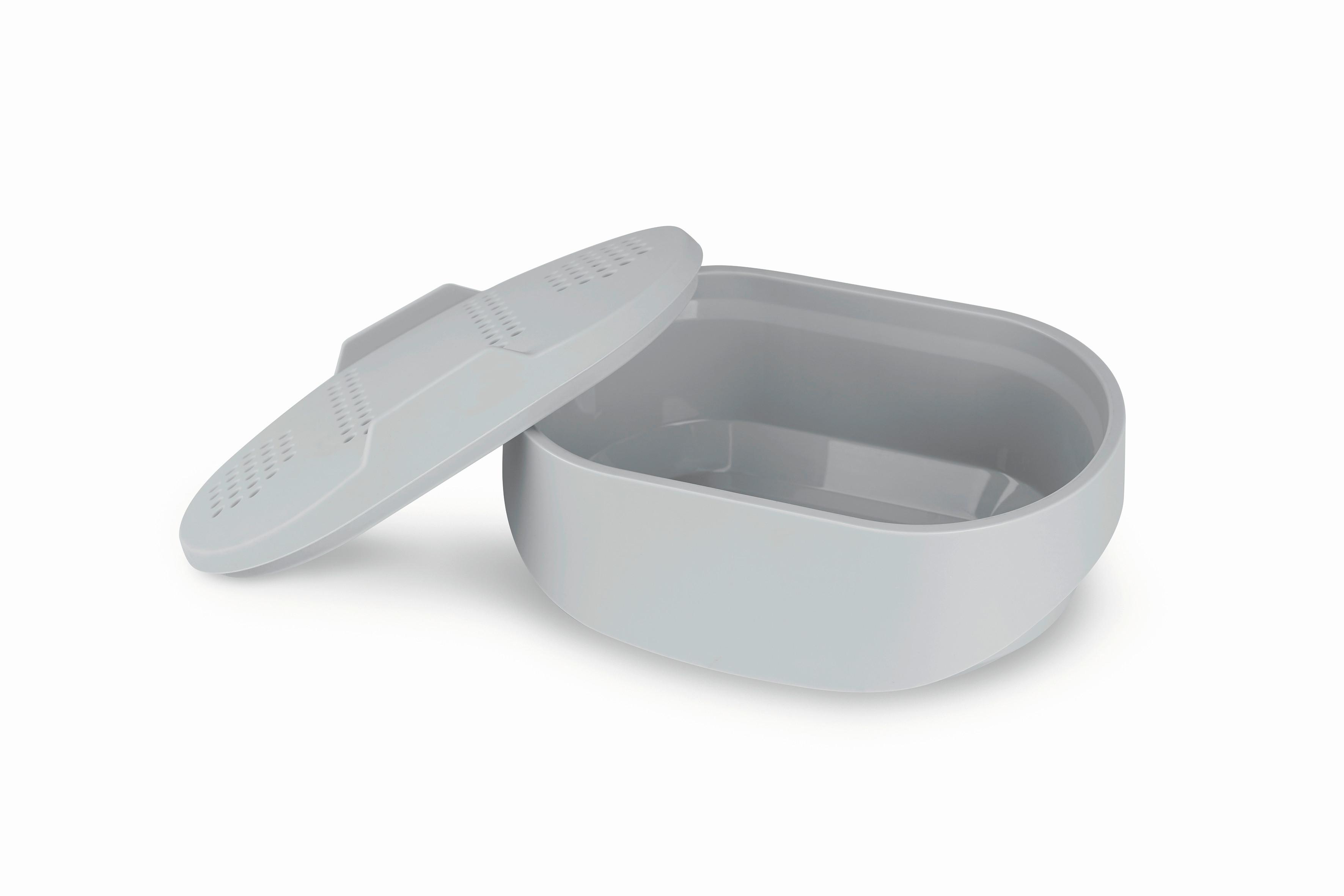 REISKOCHER GOURMETMAXX - Hellgrau, Basics, Kunststoff (24/18/11cm) - GOURMETMAXX
