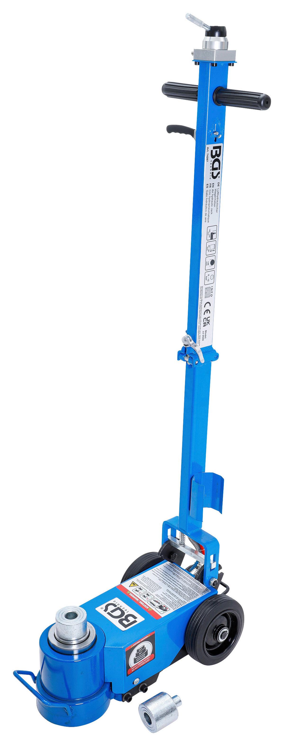 Wagenheber Lufthydraulisch Blau/schwarz B: 69,7 Cm - Blau/Schwarz, Basics (69.7/30.6/39cm)