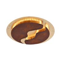 LED-Deckenleuchte 6983-48 Nevis - Rostfarben/Goldfarben, LIFESTYLE, Metall (50/50/8cm) - Paul Neuhaus