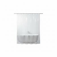 Duschvorhang Transparent 100% Polyester - Transparent, Basics, Textil (180/200cm) - Spirella