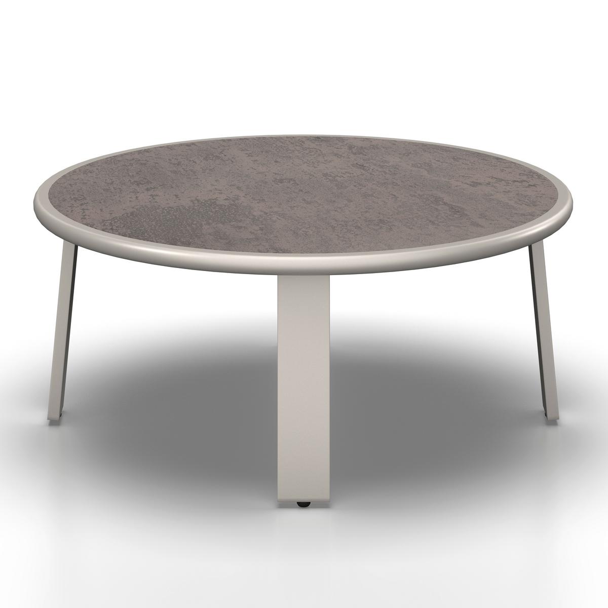 TERASOVÁ SEDACÍ SOUPRAVA MARINO - světle šedá/tmavě šedá, Moderní, kov/textil (153/81/76cm) - Bessagi Garden