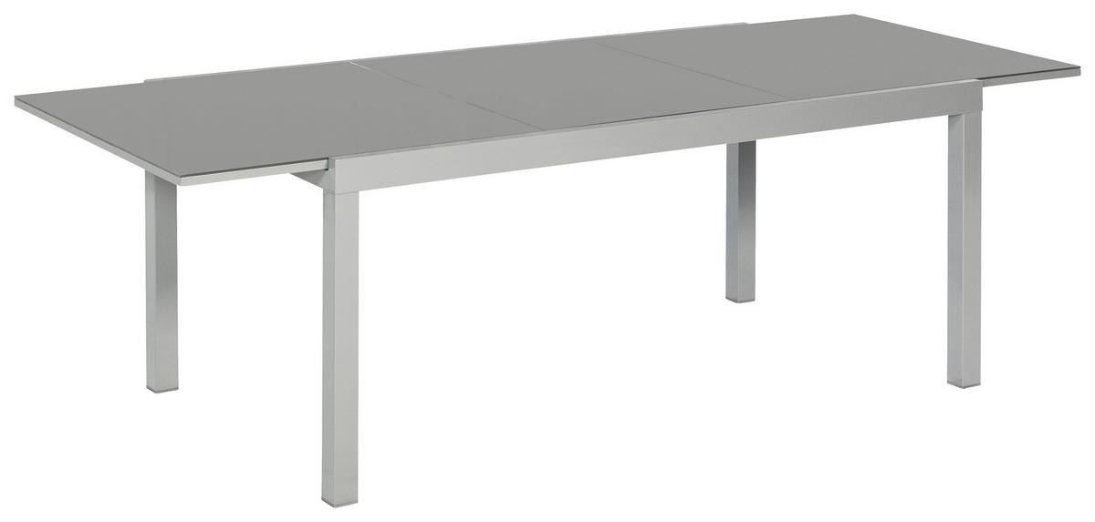 Gartenset Carrara - Taupe/Silberfarben, MODERN, Textil/Metall - Gardenson